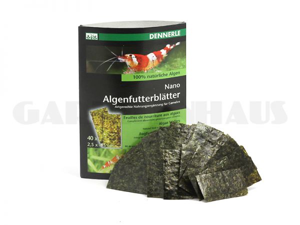 Nano algae wafers, 40 pcs.