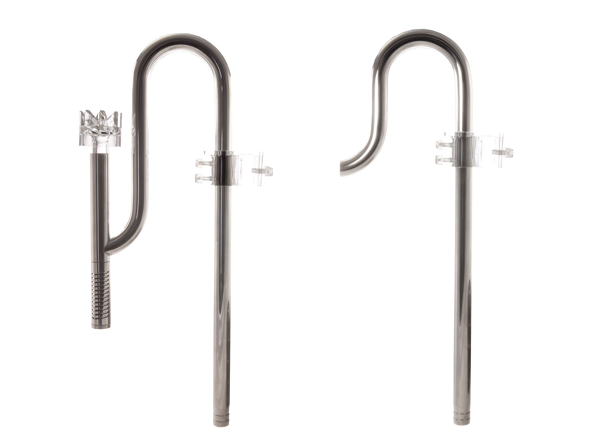 GH-GOODS - Stainless Steel Set Inflow & Outflow incl. Skimmer