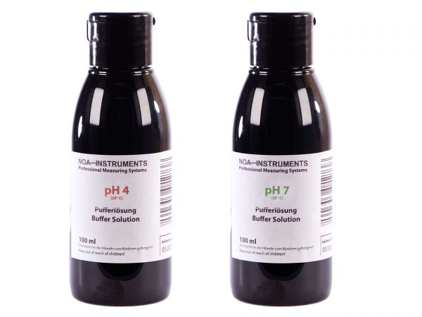 AQUA-NOA - Kalibrierlösung / Pufferlösung / Eichlösung, pH 4 und pH 7