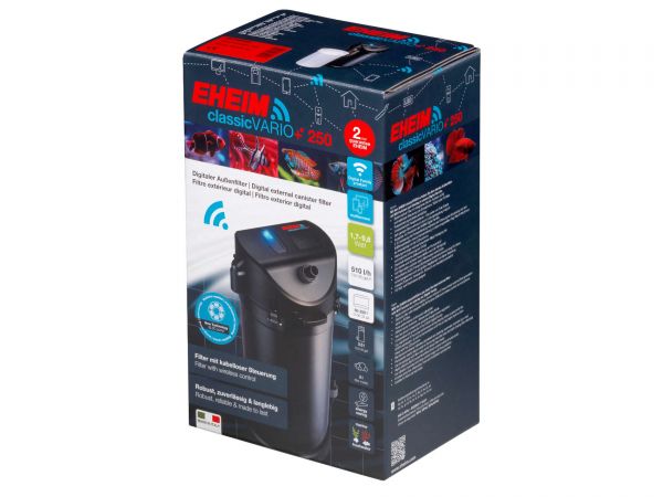 EHEIM - classicVARIO+e 250 digitaler Außenfilter für Aquarien