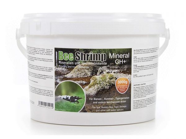 SaltyShrimp Bee - Shrimp Mineral GH+ - Wasseraufbereiter / Mineralien, 3000g