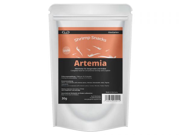 GlasGarten - Garnelenfutter Shrimp Snacks Artemia, 30g