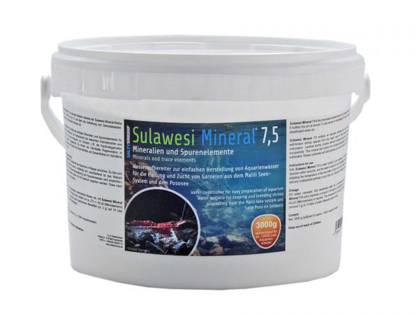 SaltyShrimp - Sulawesi Mineral 7,5 - Aquarium-Aufhärtesalz, 3000g