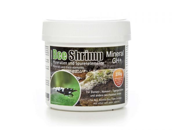 SaltyShrimp Bee - Shrimp Mineral GH+ - Wasseraufbereiter / Mineralien, 230g