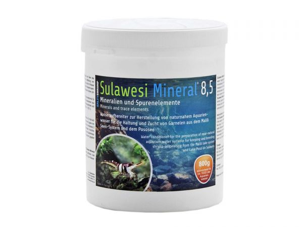 SaltyShrimp - Sulawesi Mineral 8,5 - Aquarium-Aufhärtesalz, 800g