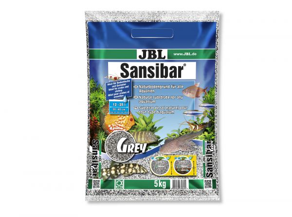 JBL - Sansibar GREY Bodengrund für Aquarien, 5 kg