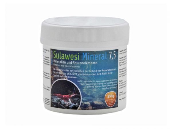 SaltyShrimp - Sulawesi Mineral 7,5 - Aquarium-Aufhärtesalz, 250g