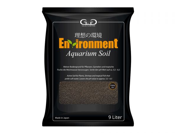 GlasGarten - Environment Aquarium Soil, Regular Type, 9 Liter