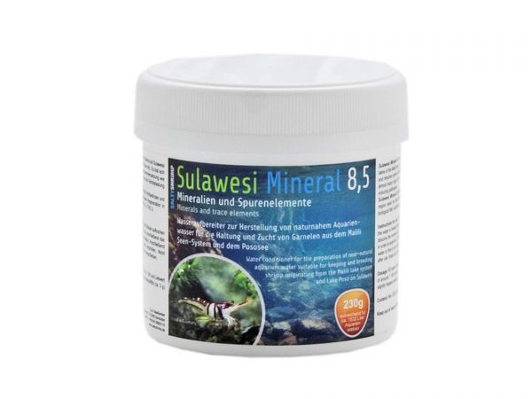 SaltyShrimp - Sulawesi Mineral 8,5 - Aquarium-Aufhärtesalz, 230g