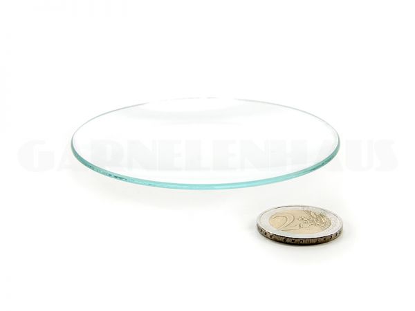 Shallow glass food bowl, 83/10 mm