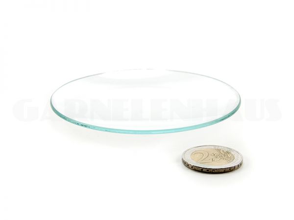 Shallow glass food bowl, 83/10 mm