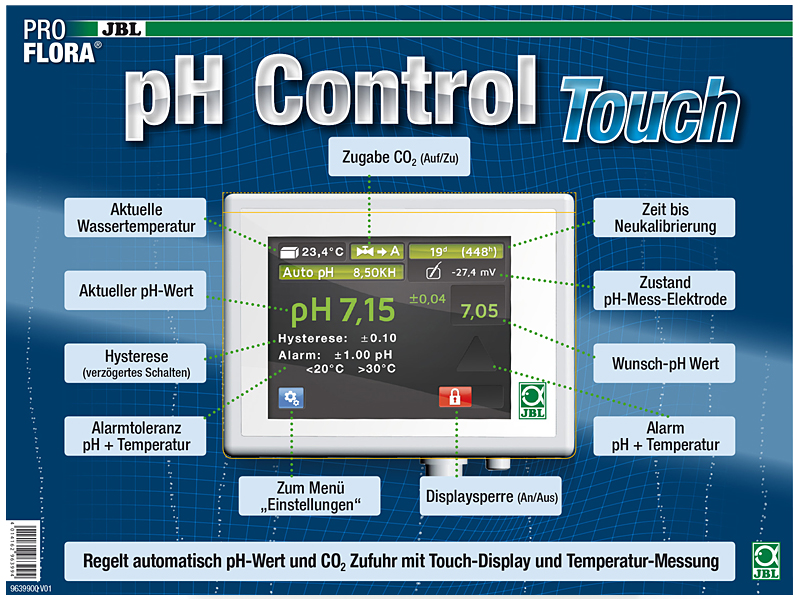 Jbl Proflora Ph Control Touch Co2 Computer Garnelenhaus