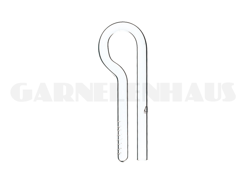 Glas Lily Pipe Set 10 Mm Für Zufluss & Abfluss – Für Nano-Aquarien, Aquascaping, Passend Für 9/12 Mm Schläuche, Inkl. Saugnäpfe