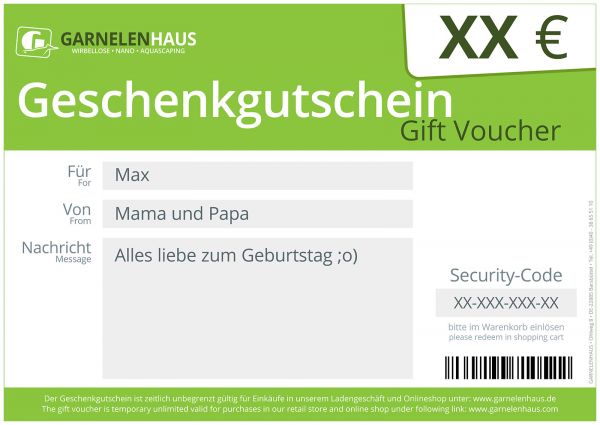 gift voucher