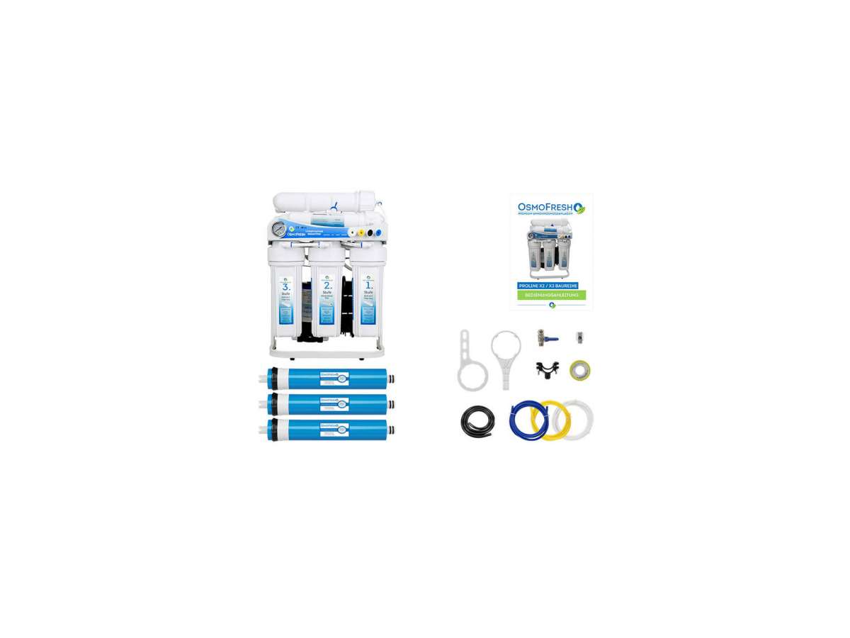 Osmoseanlage 600 GPD Commercial Brushless - 12 Stunden Dauerbetrieb