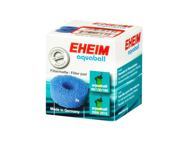 Eheim Filter pad, 2x f. aquaball 2208-2212 & 60/130/180