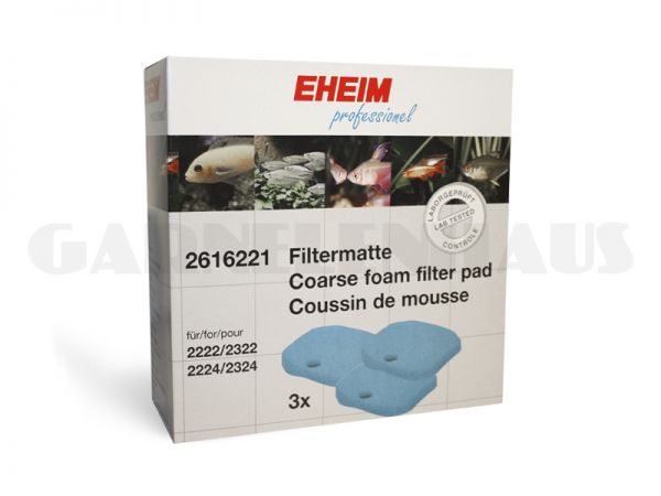 Filter mat (blue), 3x f. 2222-2324