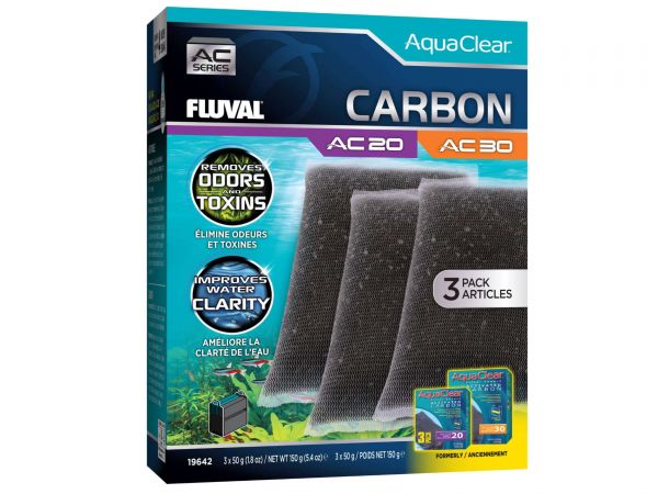 Fluval - AquaClear Aktivkohle - Filtermedium für AC20 & AC30