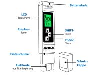 Preview: Arka - TDS / EC - Messgerät für Aquarien und Teiche Preview: Arka - TDS / EC - Messgerät für Aquarien und Teiche