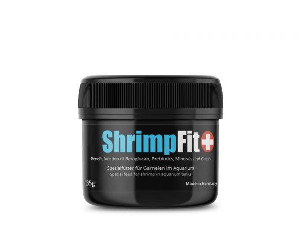 GlasGarten - ShrimpFit - Spezialfutter für Garnelen im Aquarium (Betaglucan, Chitin, Mineralien)