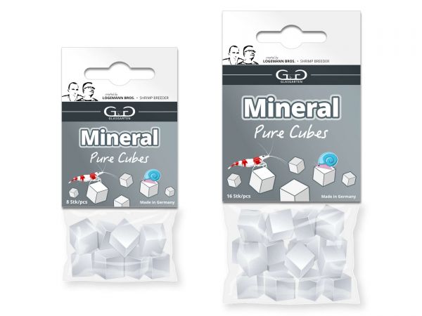 GlasGarten - Mineral Pure Cubes - Garnelenfutter / Mineralienwürfel