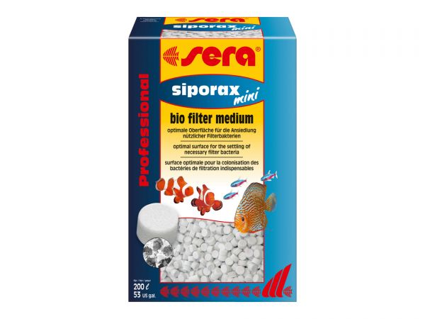 Sera Siporax mini Professional - Filtermedium, 270g für 200 l Aquarien