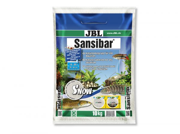 JBL - Sansibar SNOW Bodengrund für Aquarien, 10 kg