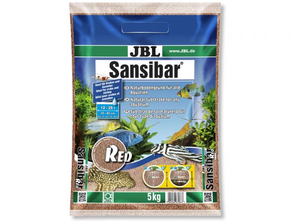 JBL Sansibar RED, 5 kg, Bodengrund für Aquarien