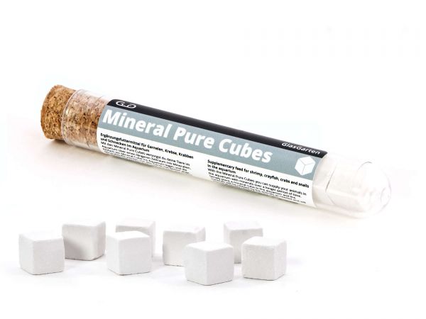 GlasGarten Mineral Pure Cubes - Garnelenfutter / Mineralienwürfel