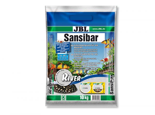 JBL - Sansibar RIVER Bodengrund für Aquarien, 10 kg