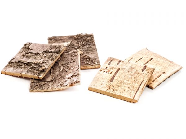 GH-GOODS - Birch bark plates as Shrimp feeding place