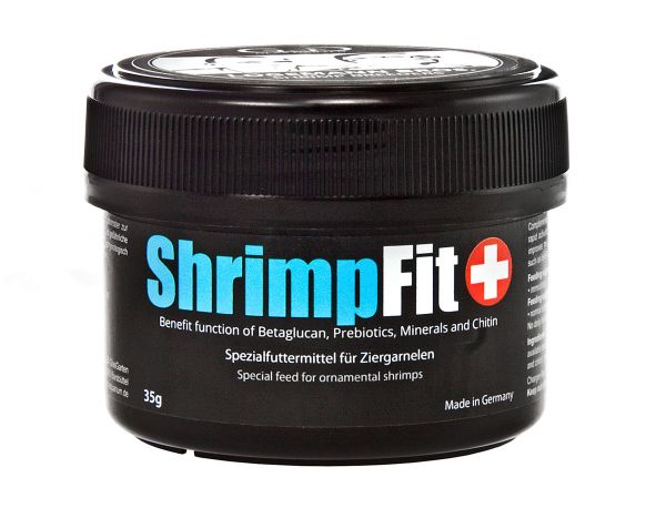 GlasGarten ShrimpFit - Spezialfutter für Garnelen im Aquarium (Betaglucan, Chitin, Mineralien)