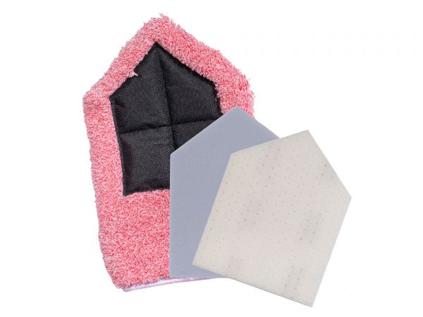 JÖST Microfibre Pentagon Glove incl. Super Clean Pad and Rest Pad