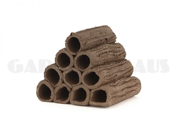 Shrimp House S (set of 10 clay tubes)