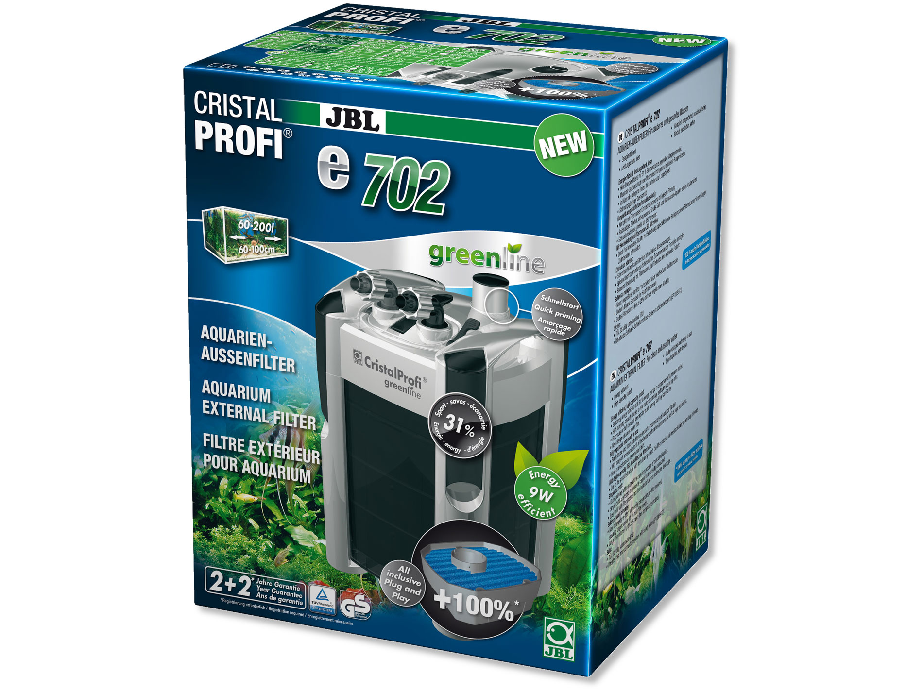 JBL CristalProfi e702 greenline GARNELENHAUS JBL CristalProfi e702 greenline GARNELENHAUS