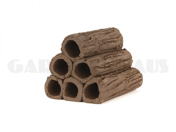 Shrimp House S (set of 6 clay tubes)